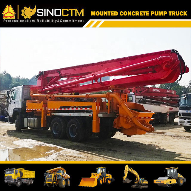 HOWO Boom Concrete Pump Truck 37m