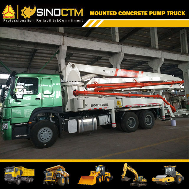 HOWO Boom Concrete Pump Truck 37m