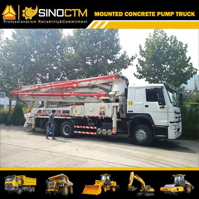 HOWO Boom Concrete Pump Truck 39m