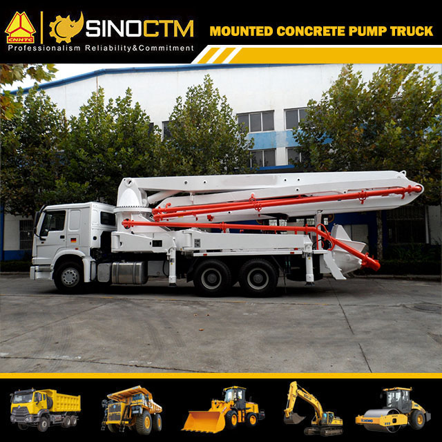 HOWO Boom Concrete Pump Truck 39m