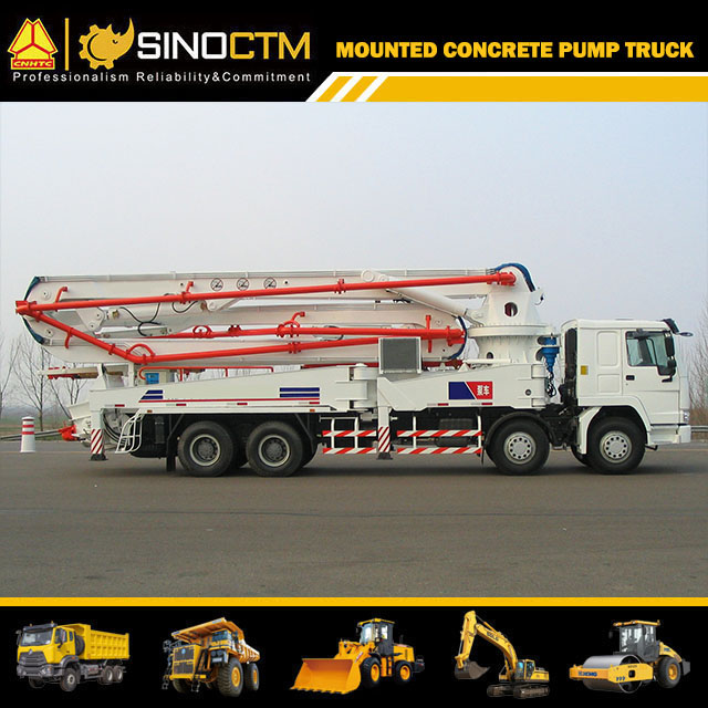 HOWO Boom Concrete Pump Truck 45m