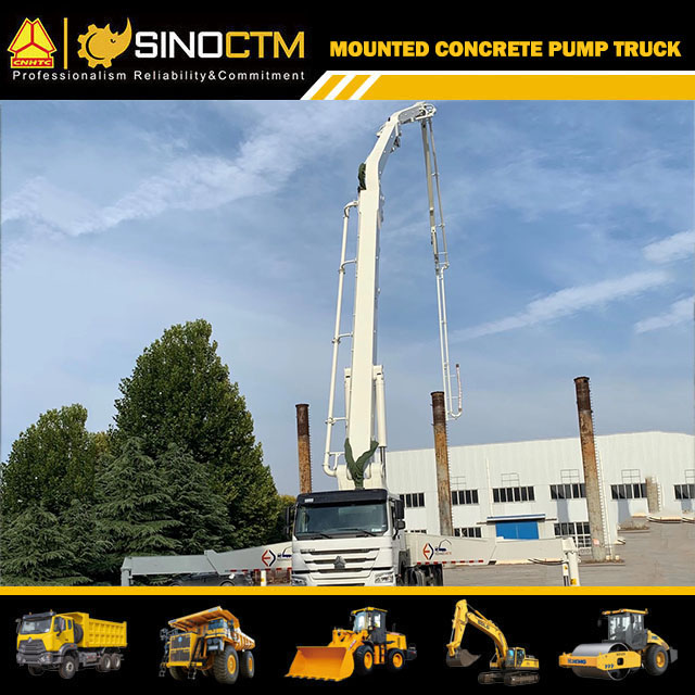 HOWO Boom Concrete Pump Truck 48m