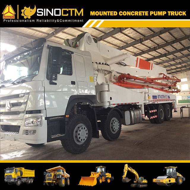 HOWO Boom Concrete Pump Truck 52m