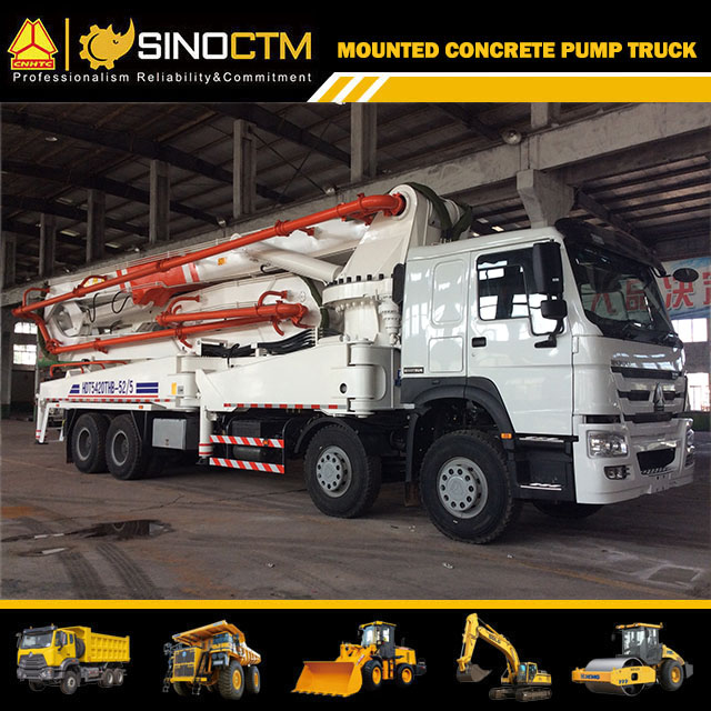 HOWO Boom Concrete Pump Truck 52m