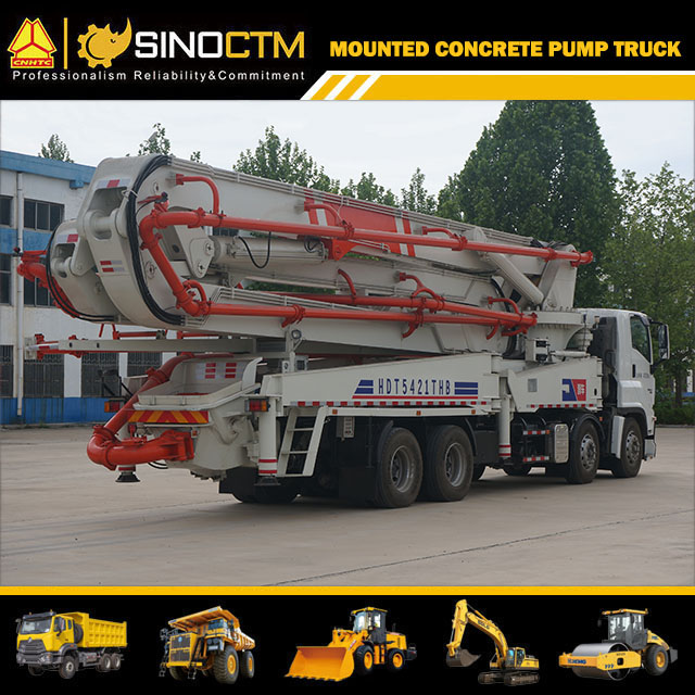 HOWO Boom Concrete Pump Truck 52m