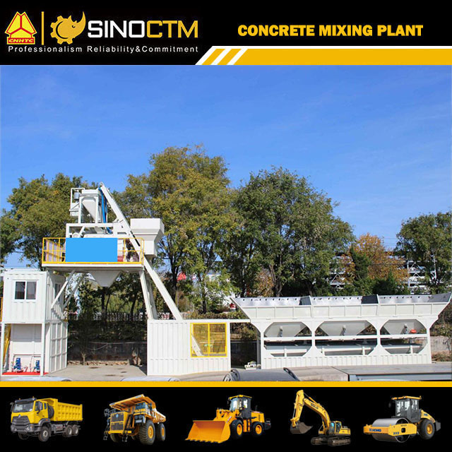Concrete mixing plant HZS25 25 m3/h