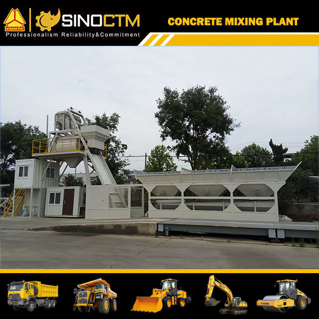 Concrete mixing plant HZS25 25 m3/h