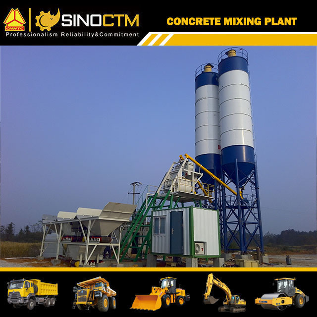 Concrete mixing plant HZS25 25 m3/h