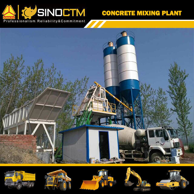 Concrete mixing plant HZS25 25 m3/h