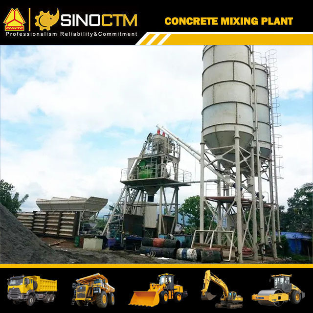 HZS35 Concrete mixing plant 35 m³/h