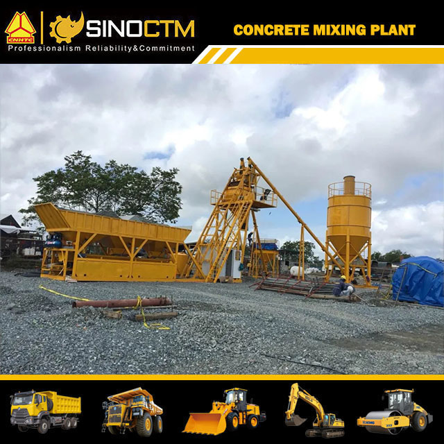 HZS35 Concrete mixing plant 35 m³/h