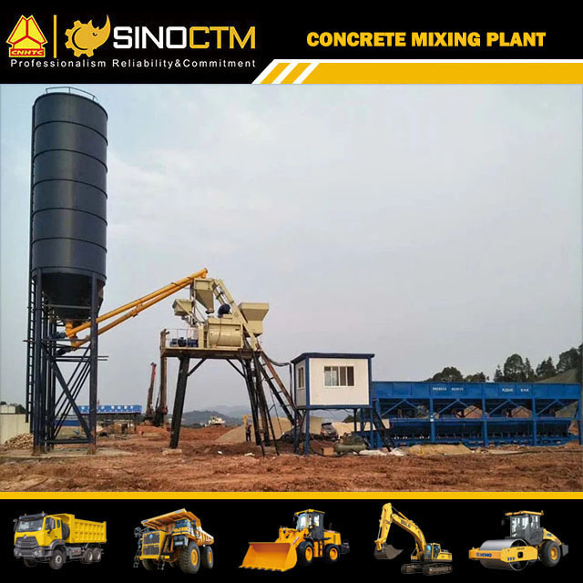 HZS50 Concrete mixing plant 50 m³/h
