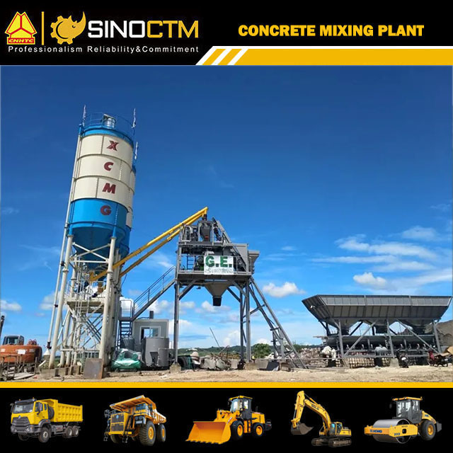 HZS50 Concrete mixing plant 50 m³/h