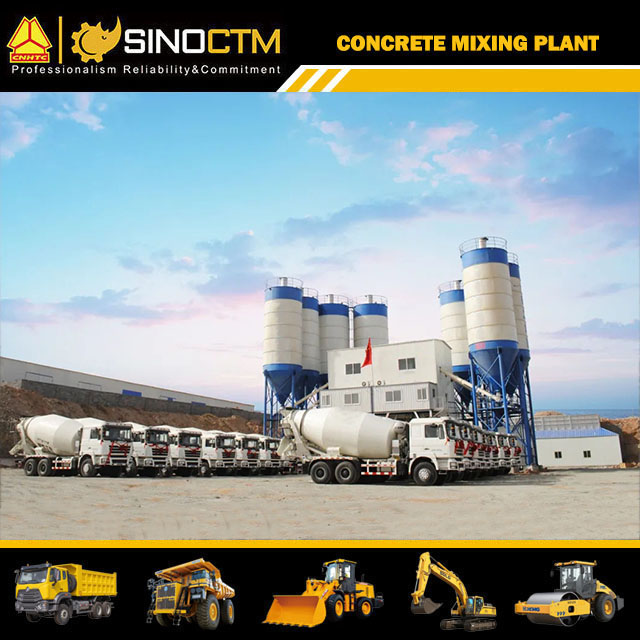 HZS60 Concrete mixing plant 60 m³/h