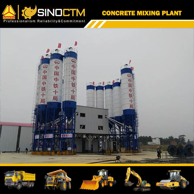 HZS75 Concrete mixing plant 75 m³/h