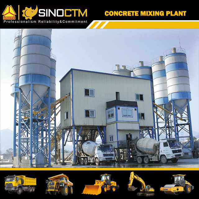 HZS75 Concrete mixing plant 75 m³/h