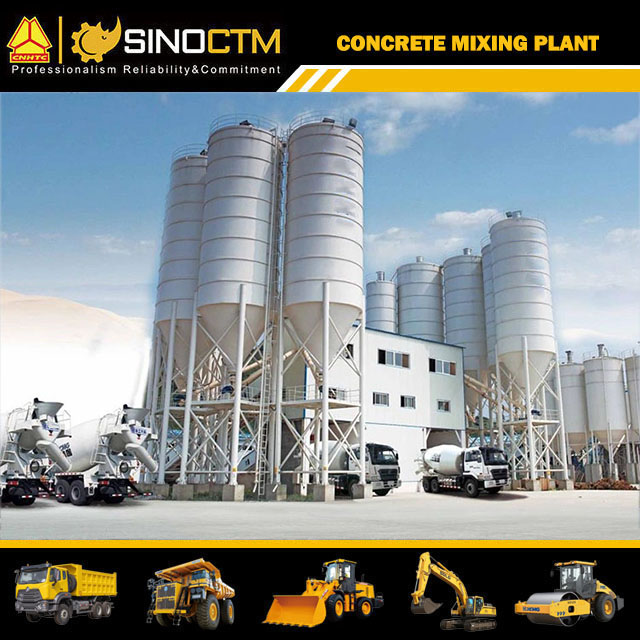 HZS75 Concrete mixing plant 75 m³/h