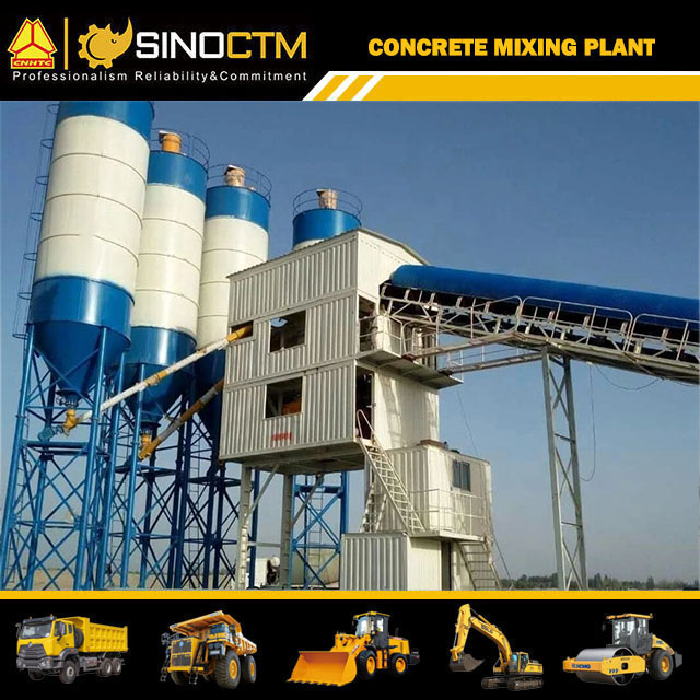 HZS90 Concrete mixing plant 90 m³/h