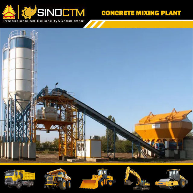 HZS90 Concrete mixing plant 90 m³/h