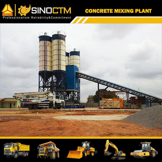 HZS90 Concrete mixing plant 90 m³/h