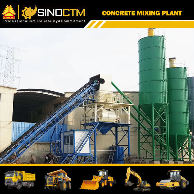 HZS90 Concrete mixing plant 90 m³/h