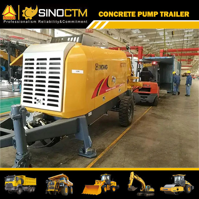 HBT5008K Concrete Pump Trailer 50m³/h