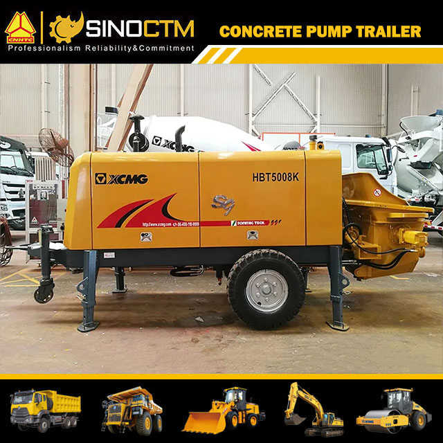 HBT5008K Concrete Pump Trailer 50m³/h