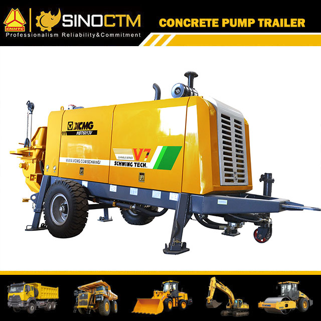 HBT6013K Concrete Pump Trailer 65m³/h