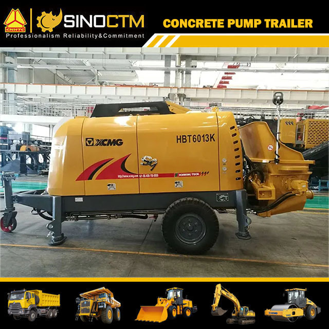HBT6013K Concrete Pump Trailer 65m³/h