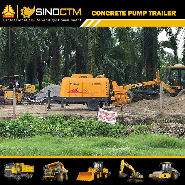 HBT6013K Concrete Pump Trailer 65m³/h