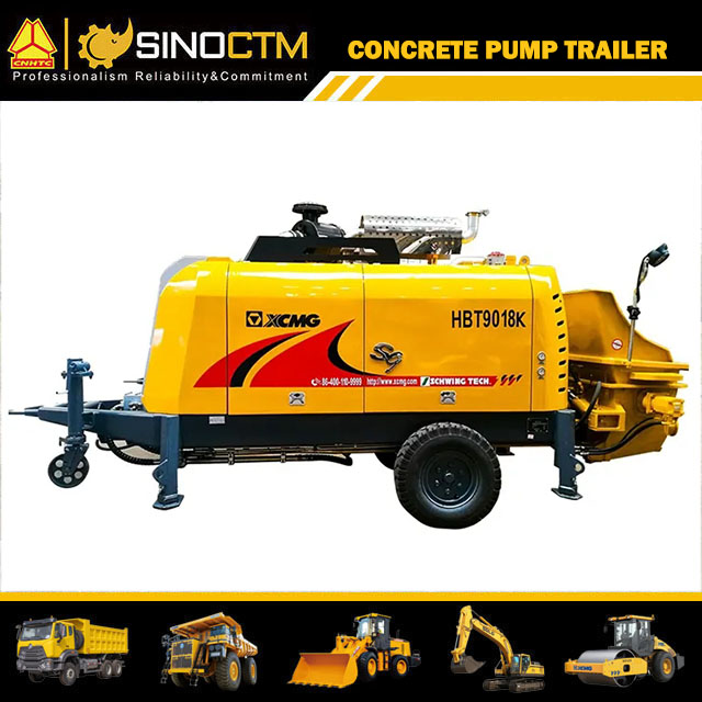 HBT9018K Concrete Pump Trailer 115m³/h