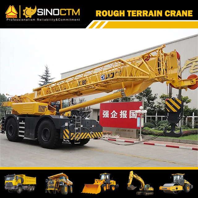 RT80 Rough Terrain Crane 80T