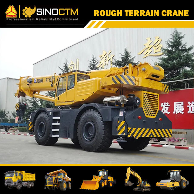 RT80 Rough Terrain Crane 80T