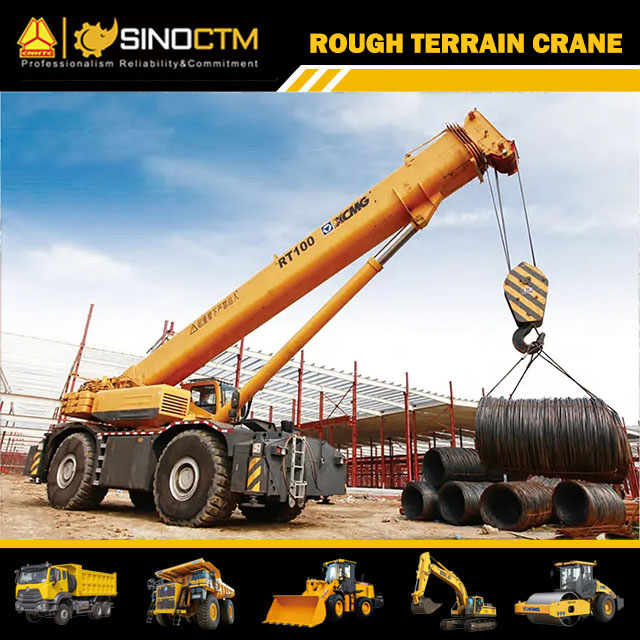RT100 Rough Terrain Crane 100T