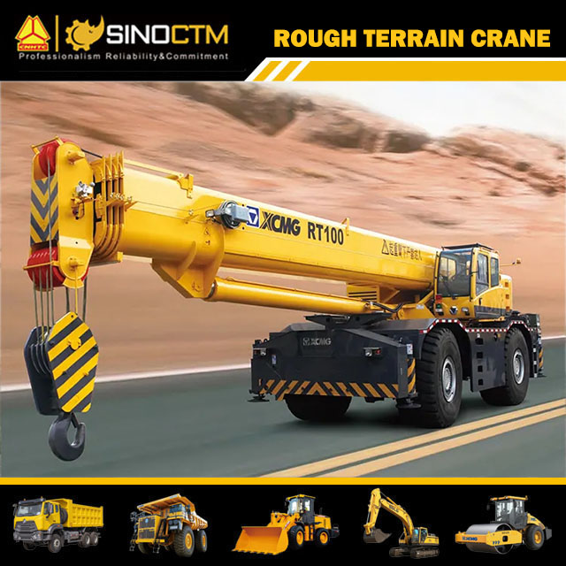 RT100 Rough Terrain Crane 100T