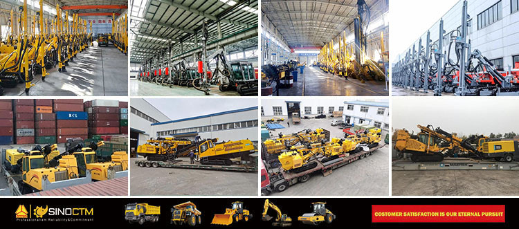 新潜孔钻机组合 2.jpg CM358A Crawler Mounted Hydraulic DTH Drilling Rig