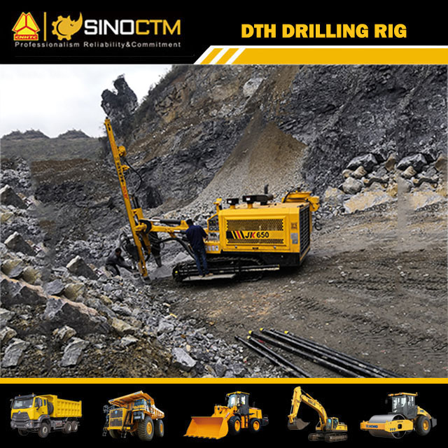 JK610 Crawler Mounted Blasting Borehole Drilling Rig