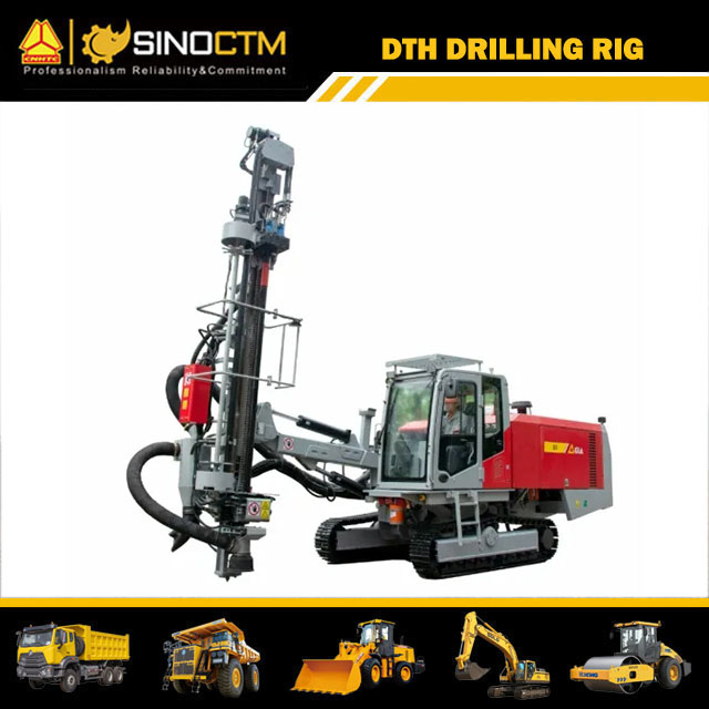 JK610 Crawler Mounted Blasting Borehole Drilling Rig