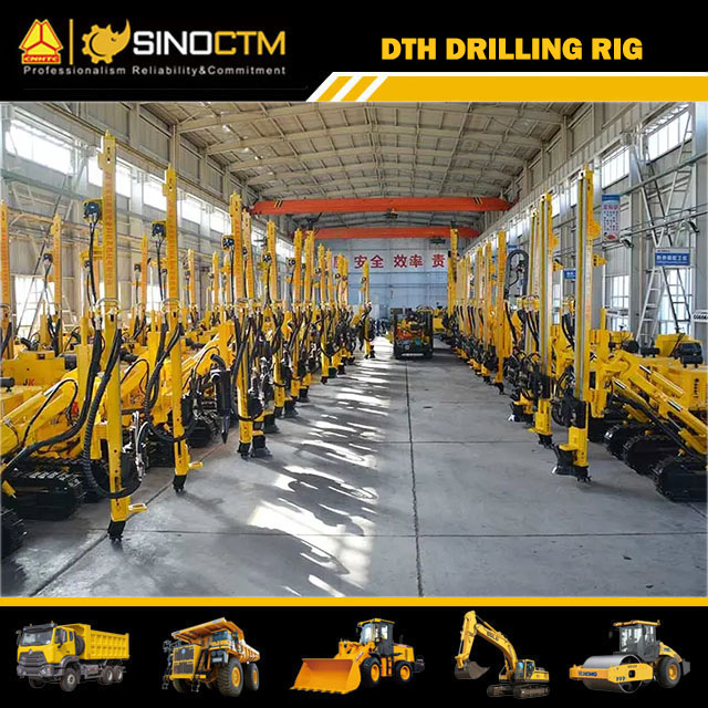 JK610 Crawler Mounted Blasting Borehole Drilling Rig