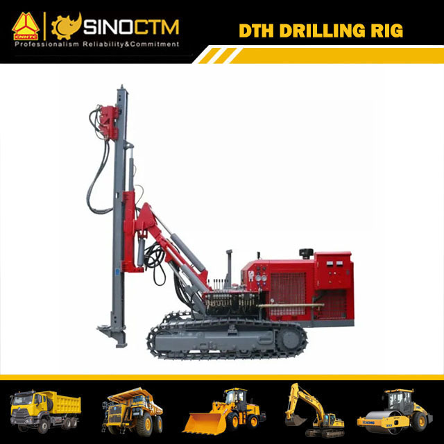 Jk590BC Crawler Mounted Hydraulic DTH Drill Rig