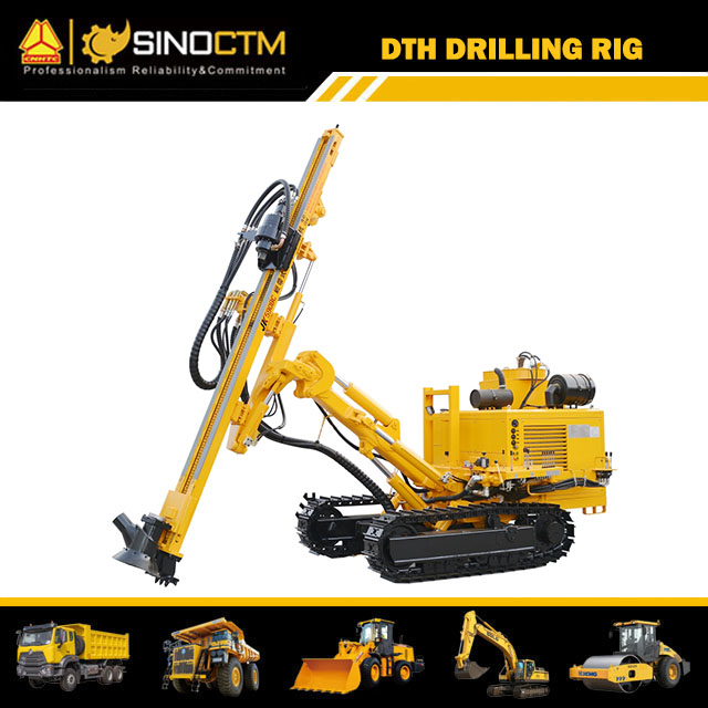 Jk590BC Crawler Mounted Hydraulic DTH Drill Rig