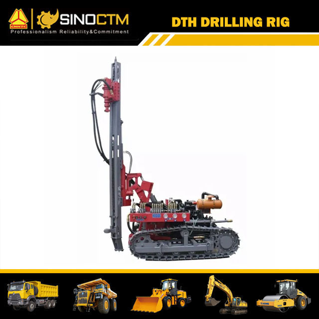 JK520 Crawler Mounted Hydraulic DTH Drilling Rig