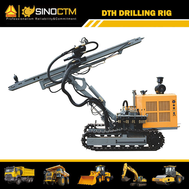 CM358A Crawler Mounted Hydraulic DTH Drilling Rig