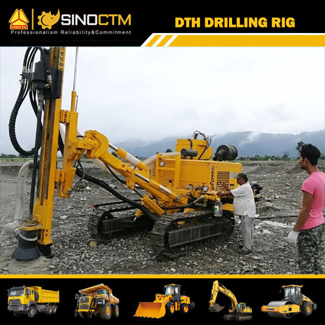 CM358A Crawler Mounted Hydraulic DTH Drilling Rig