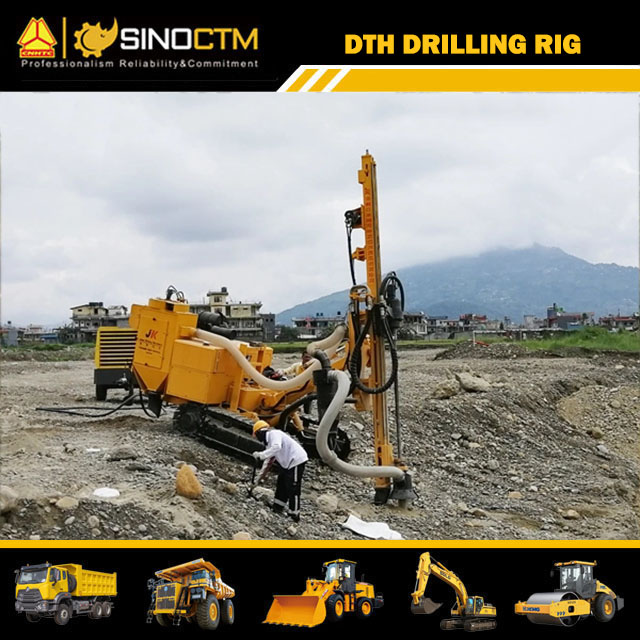 CM358A Crawler Mounted Hydraulic DTH Drilling Rig