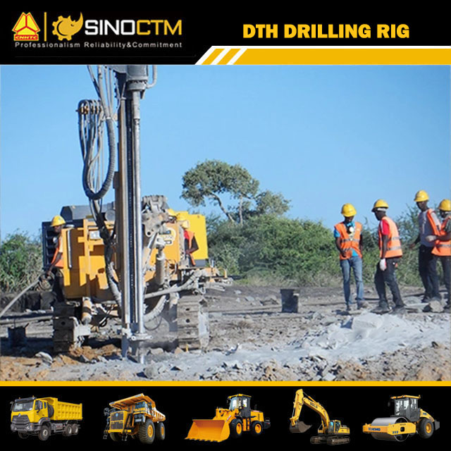 CM358A Crawler Mounted Hydraulic DTH Drilling Rig
