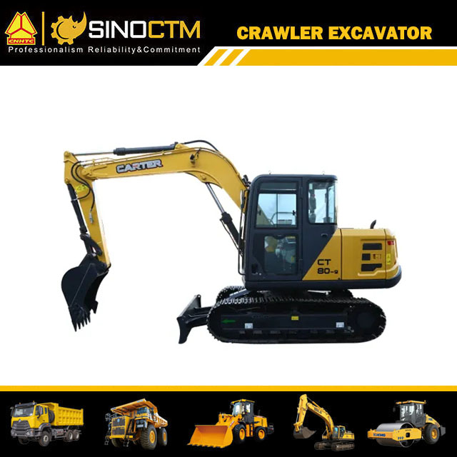 CARTER CT80-9 Mini Excavator 8T