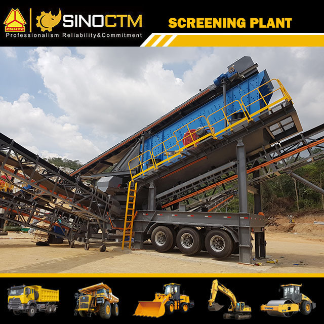 Track-mounted Mobile Screening Plant 100-350t/h