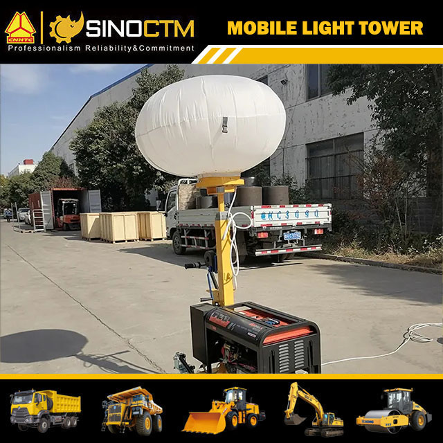 Mobile LED Balloon Light Tower 5m 2000w