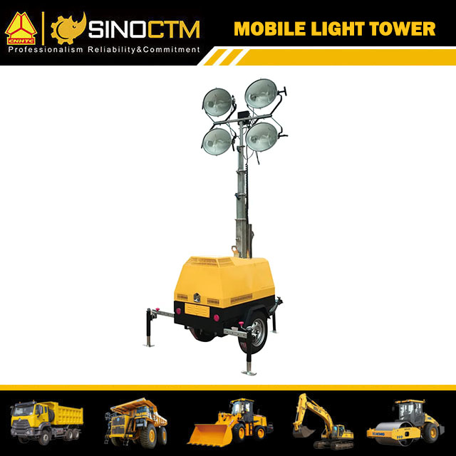MOBILE LIGHT TOWER 4VA4000 7m 1000w*4